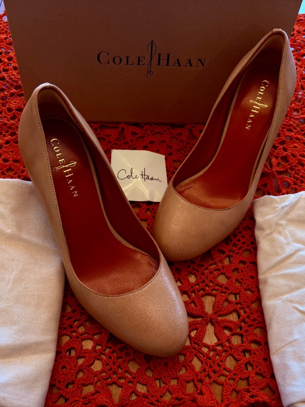 Cole Haan Violet Air Beige Pumps